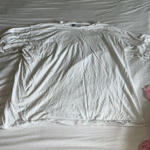 Mens basic white T-shirts